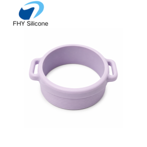 Silicone Tumbler Sleeve with Dual Handles for Insulated Cups