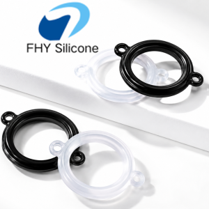 Double-Tab Silicone Gasket for Tumbler Lid Positioning and Sealing