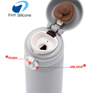 Silicone Push Button for Flip-Top Tumbler Lid Mechanisms